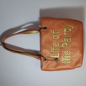 NWT Life of the Party Vegan Leather Bag